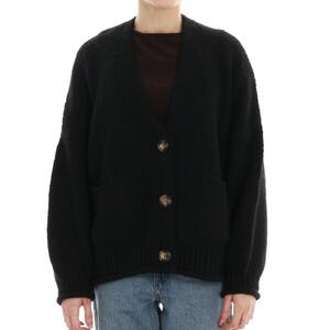 MAXI CARDIGAN NERO